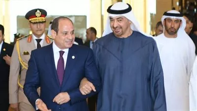 الرئيس السيسي ونظيره الإماراتي يبحثان تعزيز التعاون الثنائي بالمجالات الاقتصادية والتجارية والاستثمارية