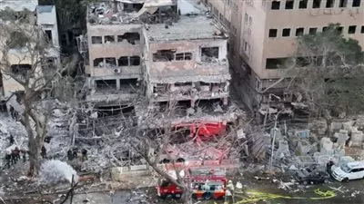 صاروخ إيراني يسقط قرب السفارة الأمريكية في تل أبيب