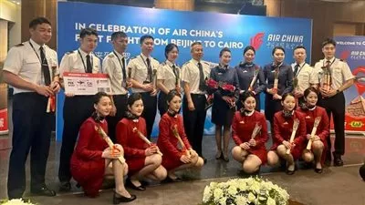 طيران Air China يدشن أولى رحلاته لمطار القاهرة الدولي