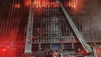 السيطرة على حريق محدود في سنترال رمسيس بعد تجدد اشتعال النيران