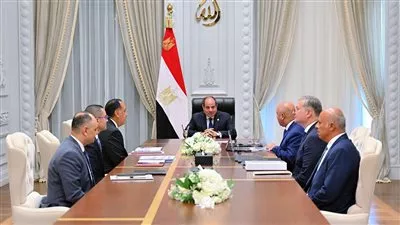 السيسي يتابع الموقف التنفيذي للمشروعات الصناعية وتوفير المواد الخام اللازمة للعملية الصناعية