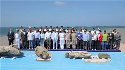 «السياحة» تعلن انتشال 3 قطع أثرية ضخمة من مياه أبو قير