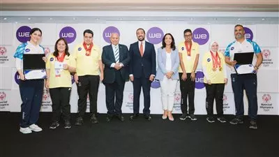 المصرية للاتصالات تكرم أبطال الأولمبياد الخاص بالمسابقة الإقليمية للفروسية بالإمارات