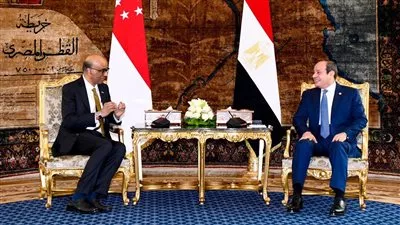 السيسي يبحث مع نظيره السنغافوري سبل تعزيز التعاون الاقتصادي والاستثماري