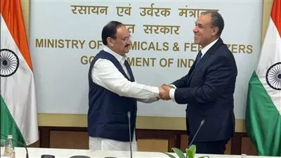 مصر تبحث عقد صفقات لتبادل الأسمدة بالمنتجات الزراعية الهندية