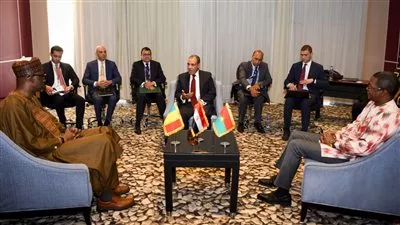 وزير الخارجية يبحث تعزيز التعاون مع مالي وبوركينا فاسو بمجالات التنمية والاستثمار