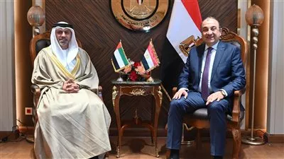 وزير قطاع الأعمال يبحث مع سفير الإمارات سُبل تعزيز التعاون الإقتصادى المشترك