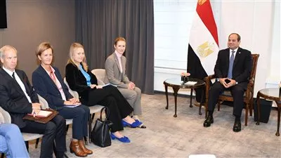 الرئيس السيسي يلتقى الممثلة العليا للشؤون الخارجية بالاتحاد الأوروبي
