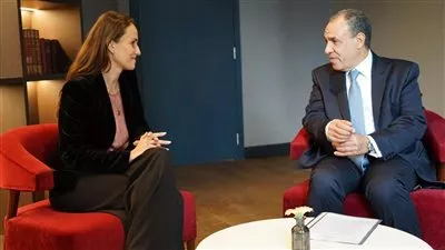 وزير الخارجية يبحث مع نظيرته الرومانية تعزيز التعاون الثنائي بمختلف المجالات