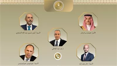 مصر و فرنسا واليونان والسعودية والأردن تبحثان تطورات الأوضاع في فلسطين والسودان