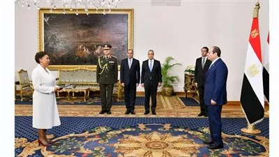 الرئيس السيسي يتسلم أوراق اعتماد 23 سفيرًا جديدًا