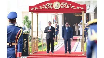 السيسي يبحث سبل تعزيز التعاون التجارى المشترك بين مصر و قرغيزستان 