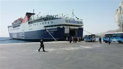 وصول و سفر 3045 راكبا بموانىء البحر الأحمر 
