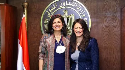 وزيرة التعاون الدولي تبحث مع وفد «إيفاد» سبل زيادة التعاون المشترك