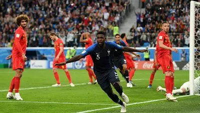 فرنسا تهزم بلجيكا 1-0 وتتأهل إلى نهائى كأس العالم	