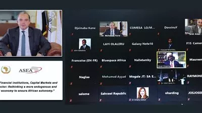رئيس البورصة يشارك بمؤتمر «كيفية تطوير اقتصادات أفريقية أكثر محلية ومرونة»