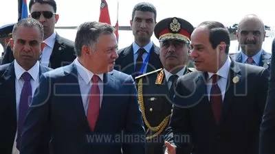  ”السيسى ” يستقبل العاهل الأردني وأمير قطر و رئيس وزراء لبنان