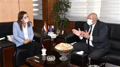 السعيد تبحث مع محافظ الوادي الجديد الخطة الاستثمارية لعام 2021-2022