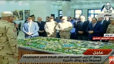السيسي يفتتح التوسعات الجديدة بـ 