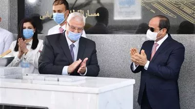 السيسى يشهد افتتاح المرحلة الرابعة من الخط الثالث لمترو الأنفاق