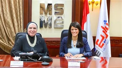 المشاط وجامع يبحثان سبل توفير التمويلات لدعم المشروعات الصغيرة والمتناهية