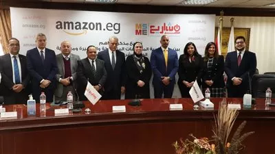 جهاز تنمية المشروعات يوقع مذكرة تفاهم مع شركة أمازون مصر