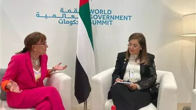 وزيرة التخطيط تلتقي الأمين العام لـ«الأونكتاد» على هامش القمة العالمية للحكومات 2022