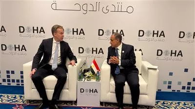 وزير الخارجية يؤكد ضرورة تعزيز التعاون بين مصر والمنتدى الاقتصادي العالمي