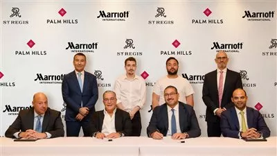 «بالم هيلز» توقع اتفاقية مع «ماريوت» لتطوير فندق «سانت ريجيس» بـ 6 أكتوبر