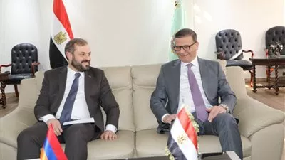 مصر وأرمينيا تبحثان آليات تعزيز الاستثمار الزراعي المشترك