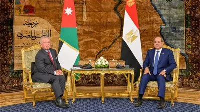 الرئيس السيسي يبحث تعزيز العلاقات المشتركة مع عاهل الأردن 