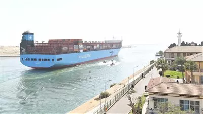 «قناة السويس» تشهد عبور سفينة الحاويات ASTRID MAERSK