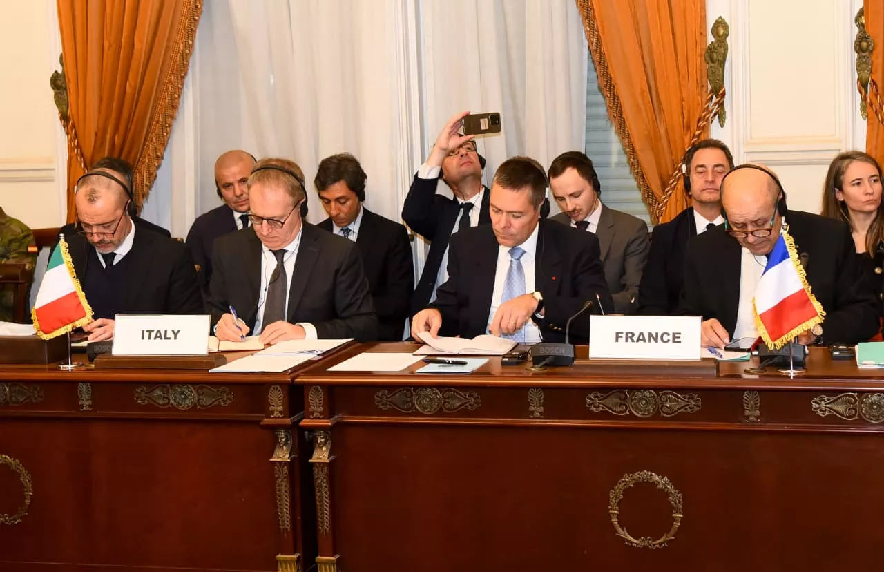 وزير الخارجية يشارك في الجلسة الافتتاحية للمؤتمر الدولي لدعم الجيش وقوى الأمن الداخلي اللبنانية