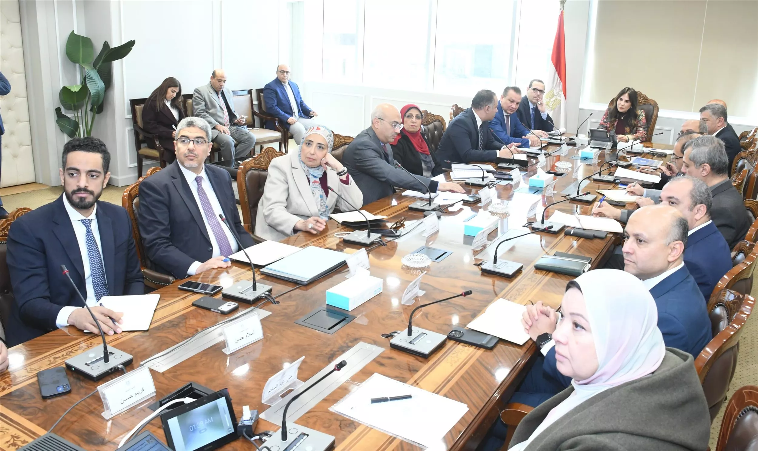 وزيرة الإسكان تجتمع مع رئيس صندوق التنمية الحضرية
