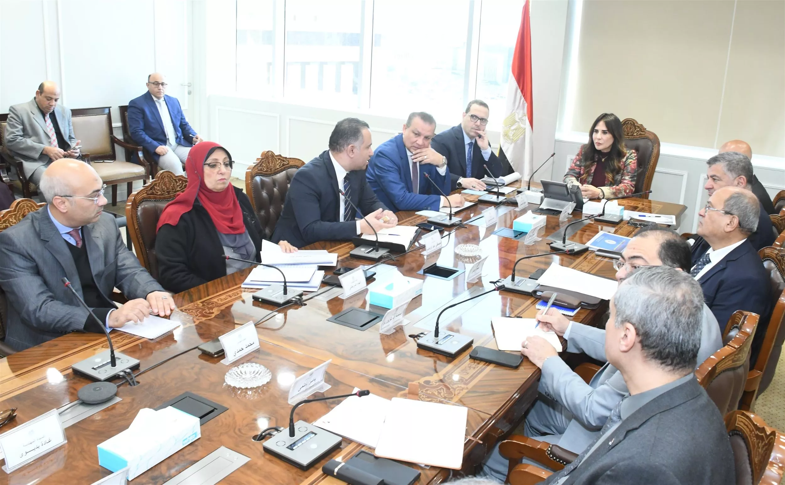 وزيرة الإسكان تجتمع مع رئيس صندوق التنمية الحضرية