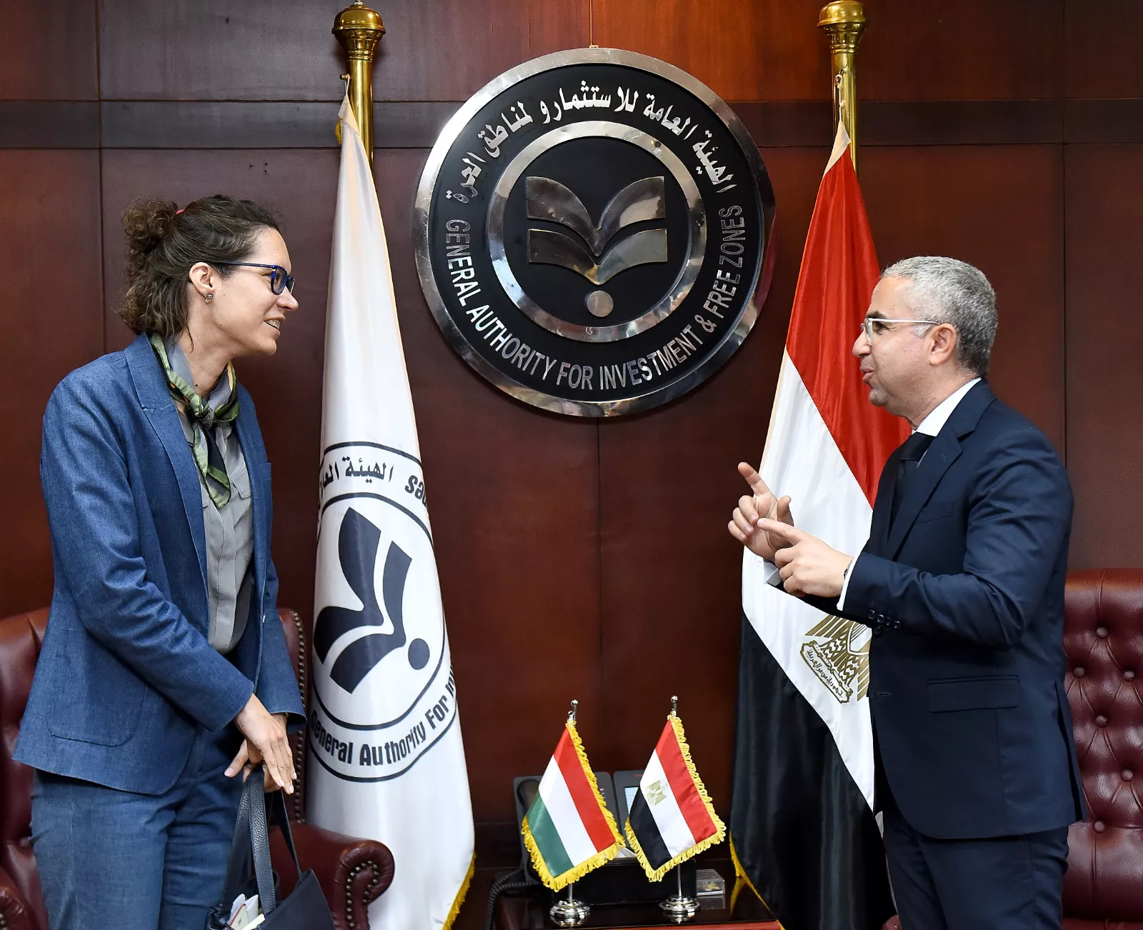 رئيس الهيئة العامة للاستثمار يلتقي سفيرة المجر بالقاهرة