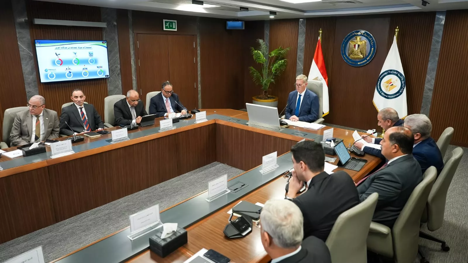 وزير البترول يشهد أعمال الجمعية العامة لشركة ميدتاب