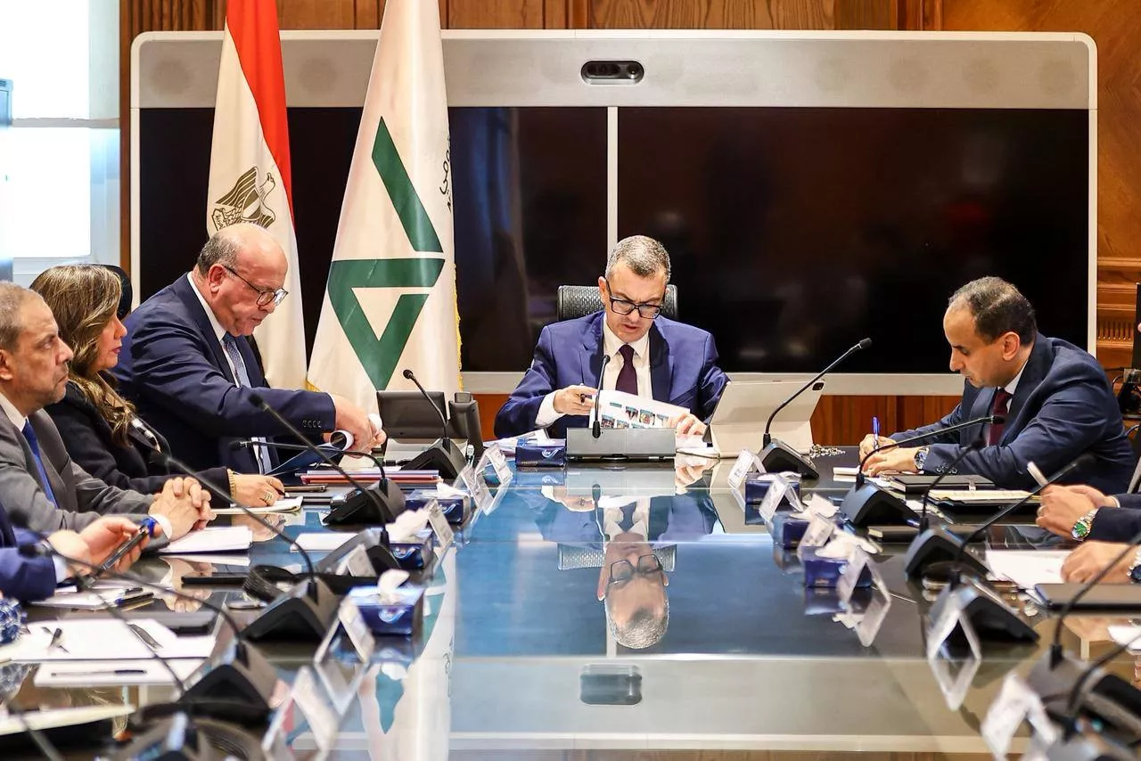 وزير التخطيط يجتمع مع رئيس مجلس إدارة بنك الاستثمار القومي