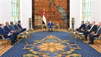 الرئيس السيسي يؤكد مواصلة التعاون بين الحكومة المصرية ومجموعة البنك الدولي