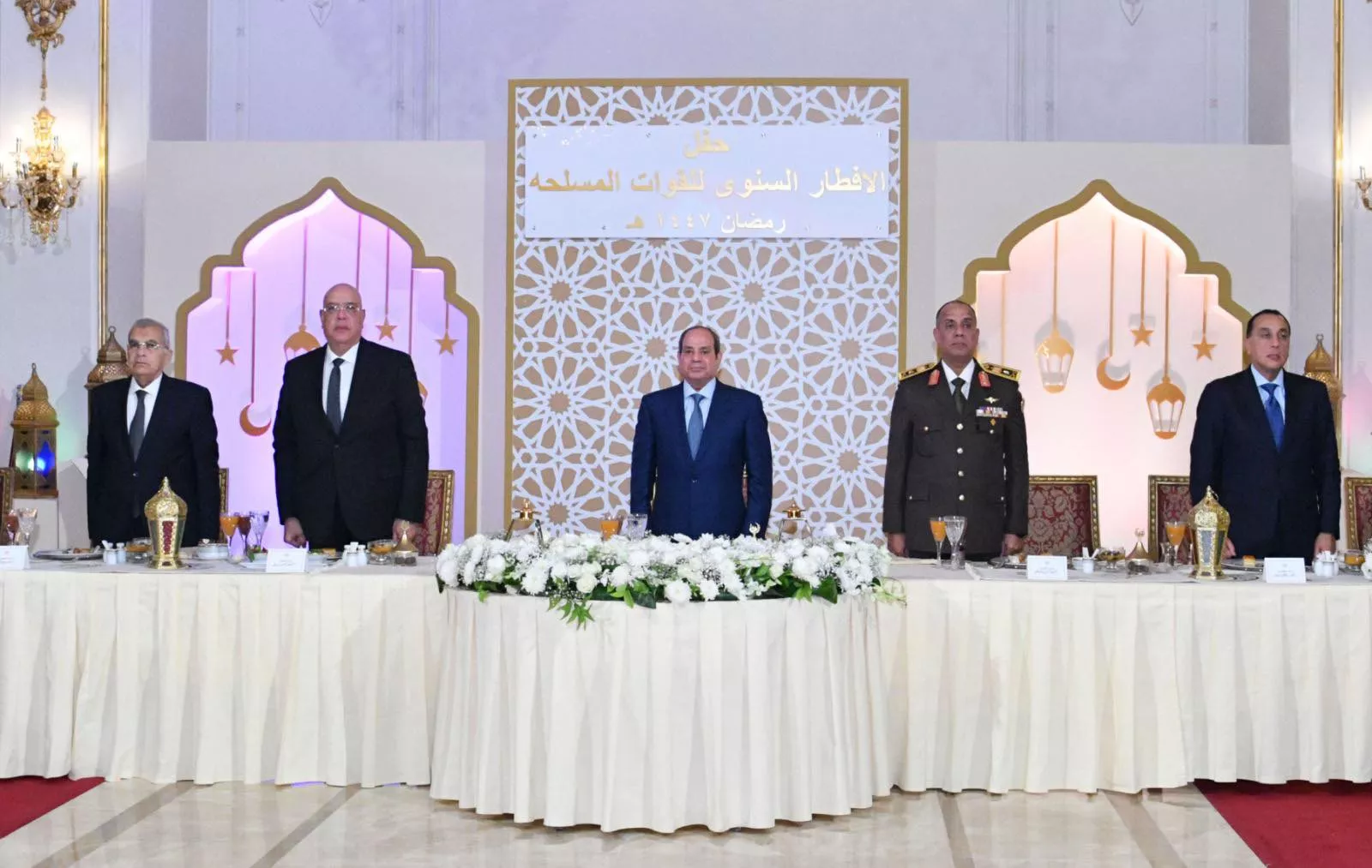 حفل الإفطار السنوي بمناسبة الاحتفال بذكرى انتصارات العاشر من رمضان