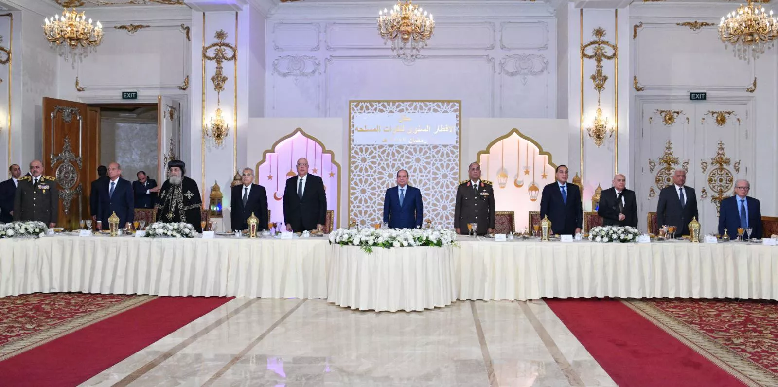 حفل الإفطار السنوي بمناسبة الاحتفال بذكرى انتصارات العاشر من رمضان