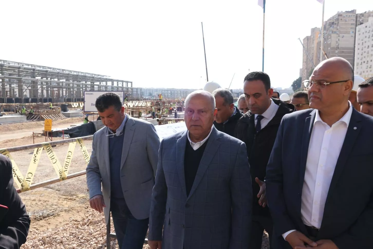 الوزير يتفقد مشروع المرحلة الأولى من مترو الإسكندرية
