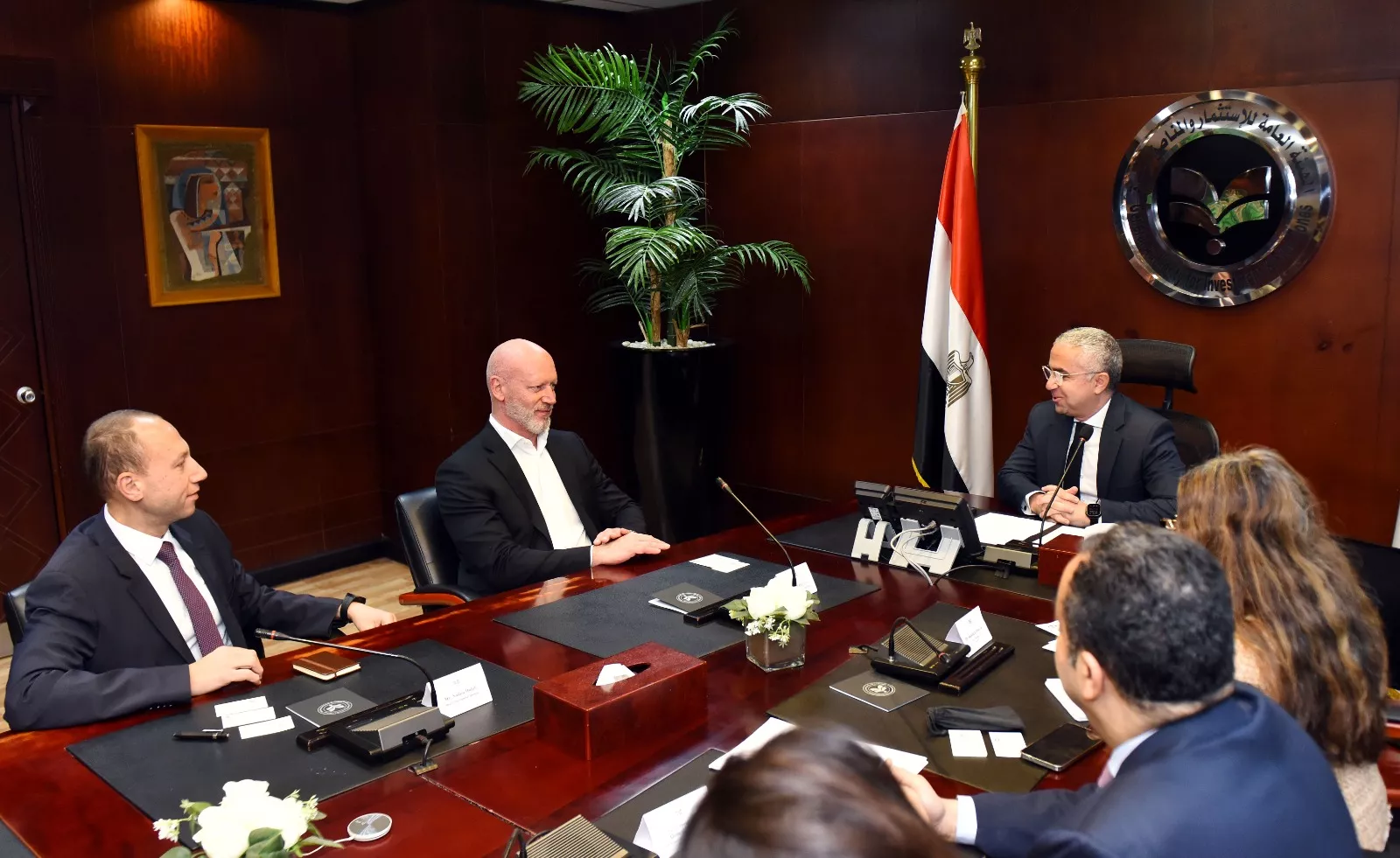 بحث خطط الترويج الخارجي للاستثمار في مصر بين الهيئة وHSBC 