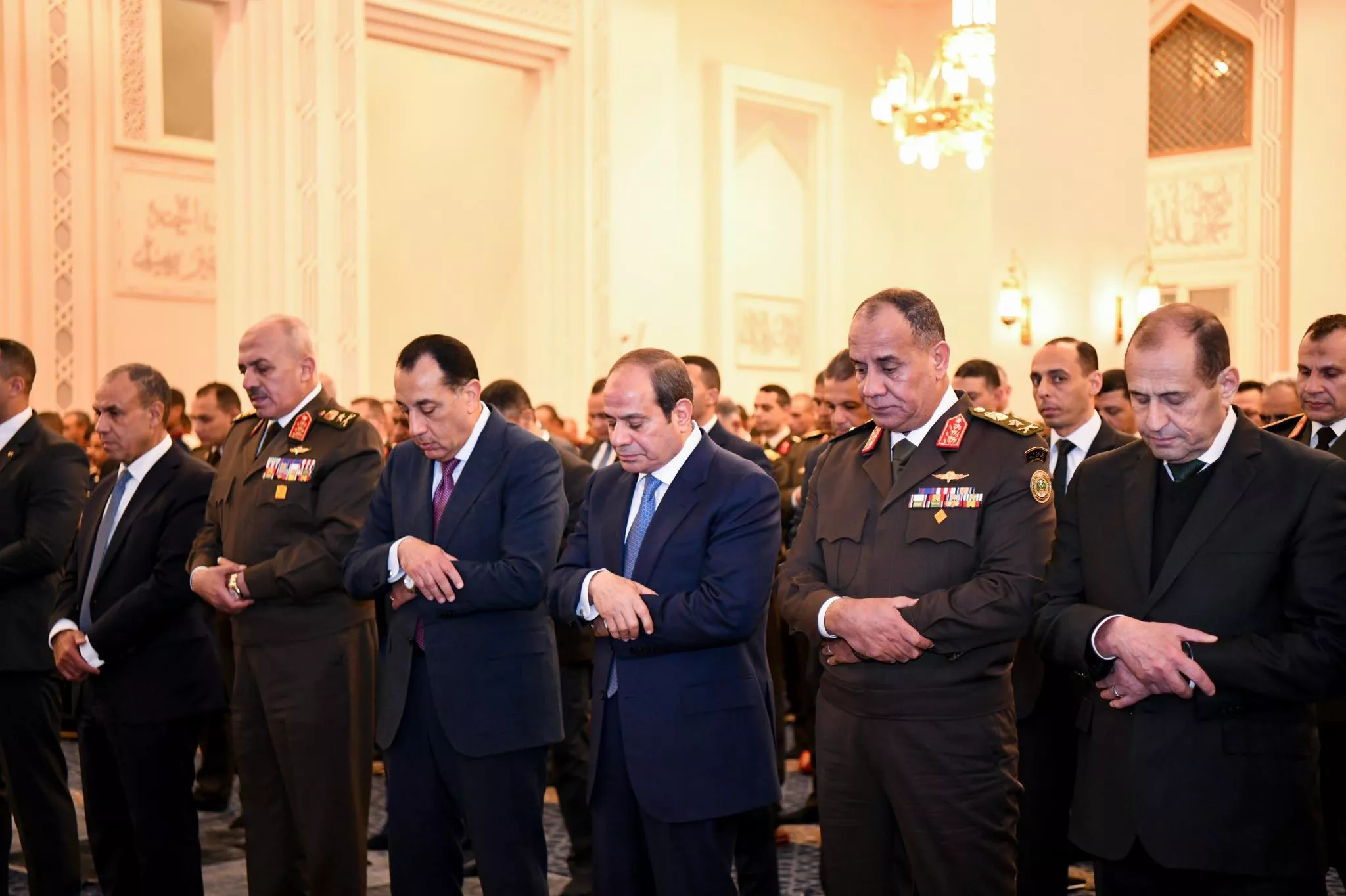 السيسي في حفل الإفطار الذي نظمته الأكاديمية العسكرية المصرية
