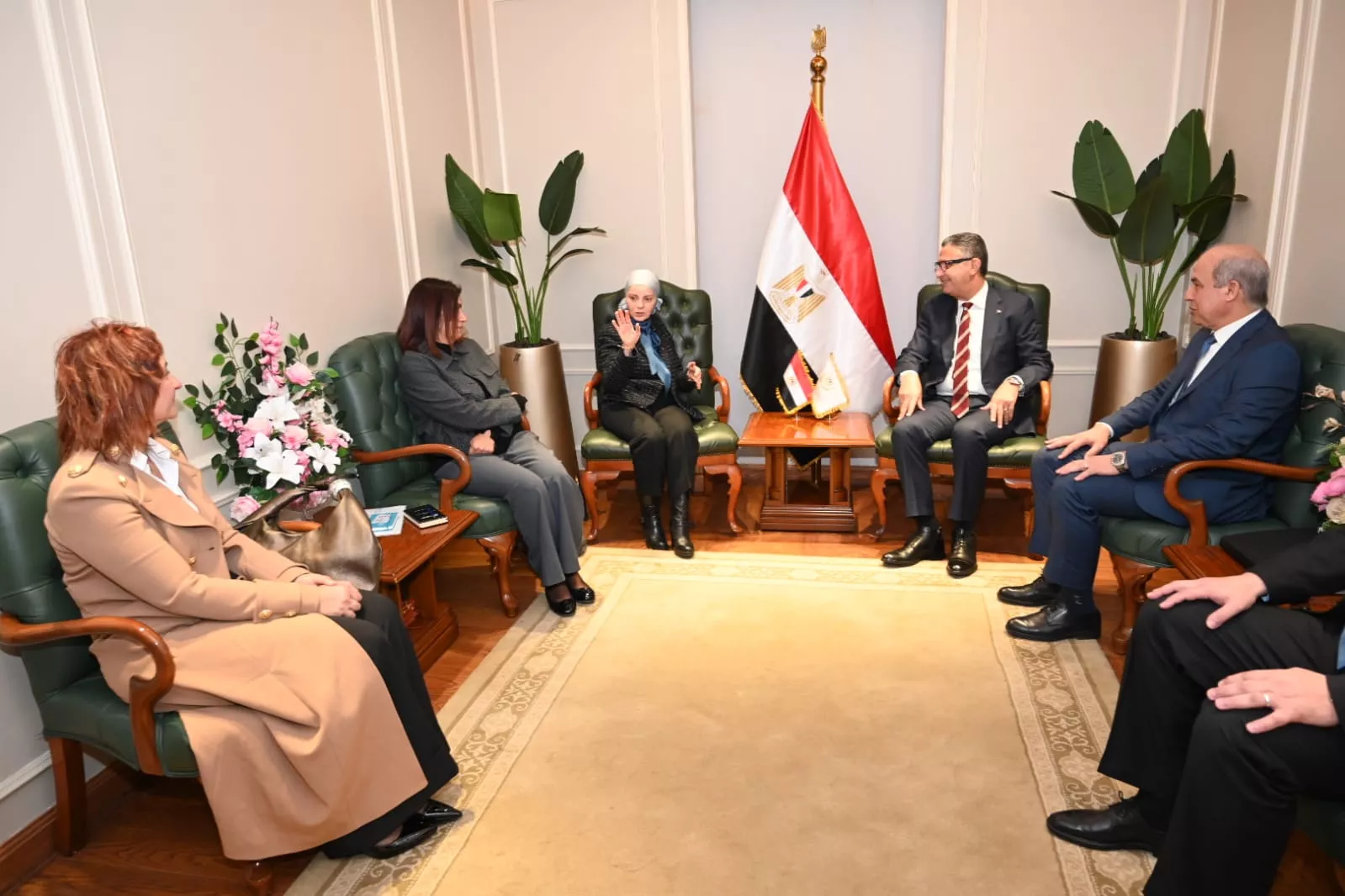 وزير التموين يلتقي مدير برنامج الأغذية العالمي – مكتب مصر