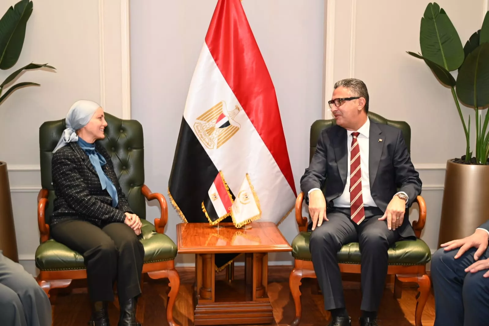 وزير التموين يلتقي مدير برنامج الأغذية العالمي – مكتب مصر