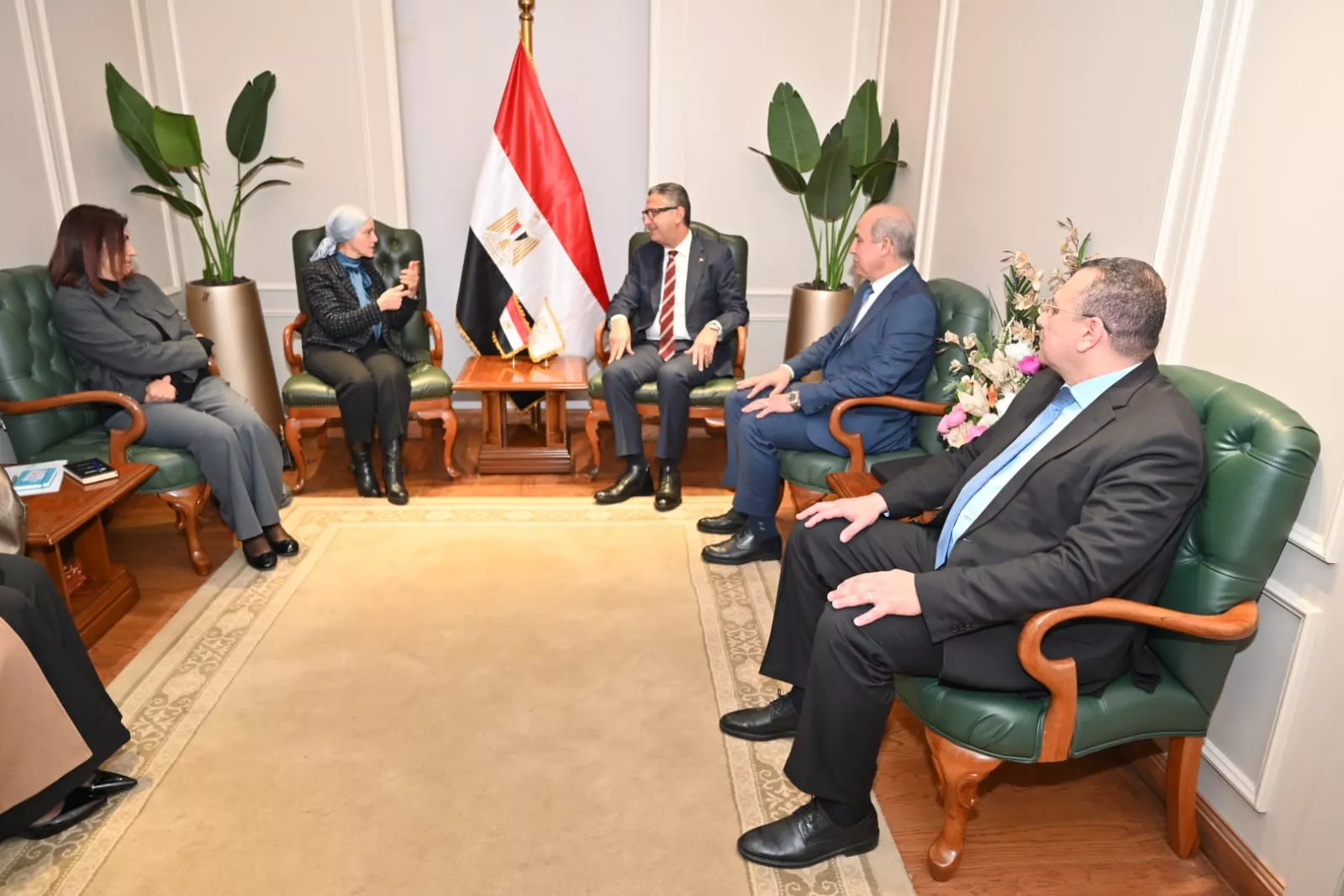 وزير التموين يلتقي مدير برنامج الأغذية العالمي – مكتب مصر