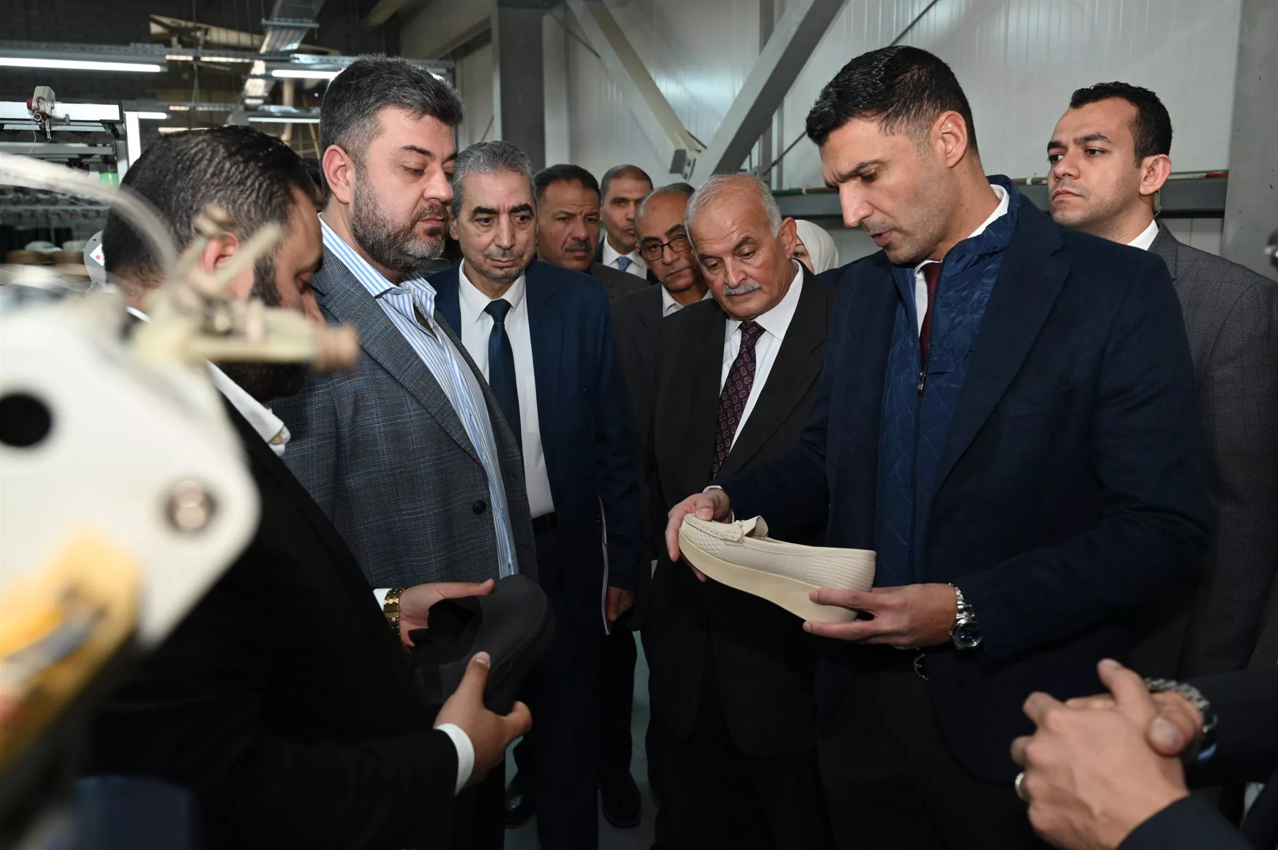 وزير الصناعة يزور مدينة الجلود بالروبيكي