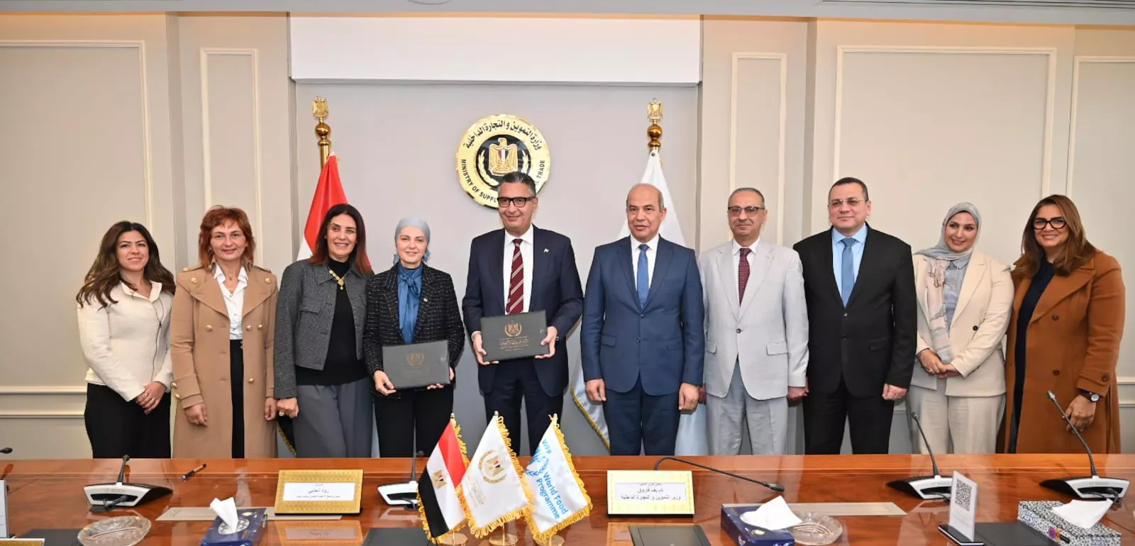 وزير التموين يوقع مذكرة تفاهم مع برنامج الأغذية العالمي