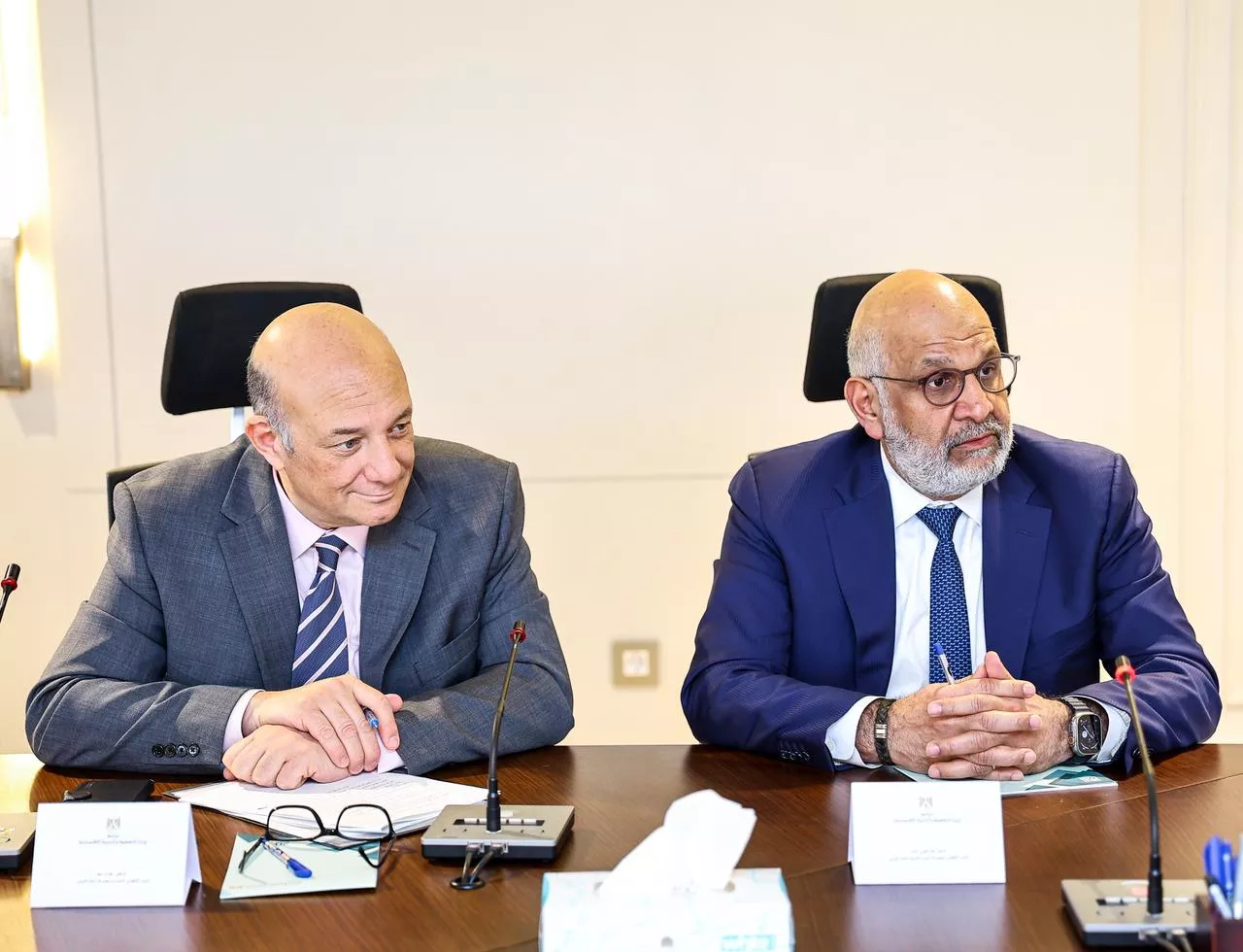 الدكتور أحمد رستم يجتمع مع عبد العزيز الملا